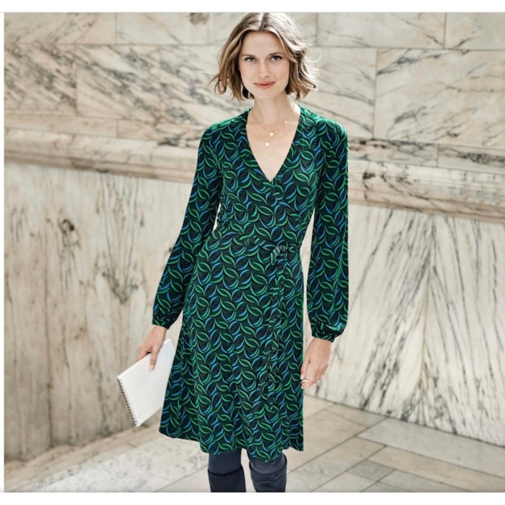 Boden Jersey Wrap Dress